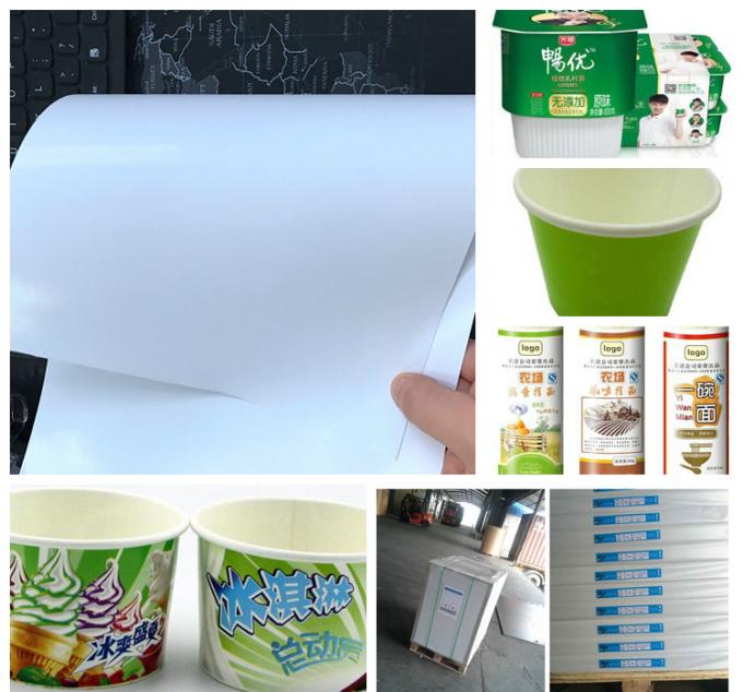 one side coated paper for adhesive lables
