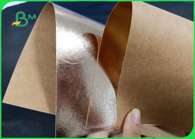 0.3 0.55 0.8mm wear resisting rose gold color Washable kraft paper for child bags