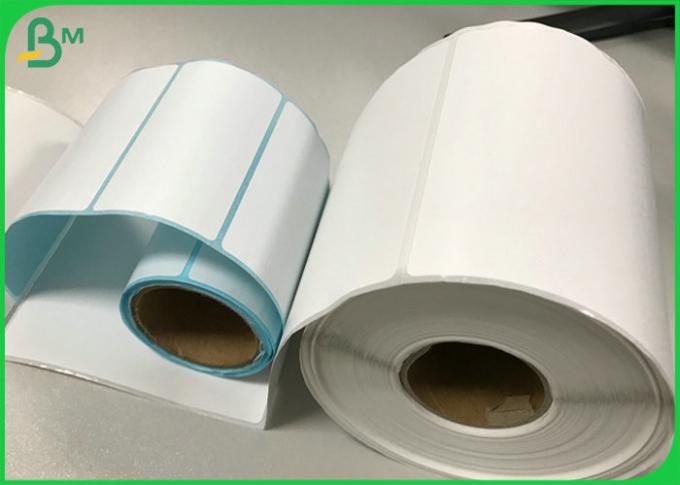 Blank White Waterproof Thermal Label Paper Sticker Rolls Self Adhes Barcode Paper