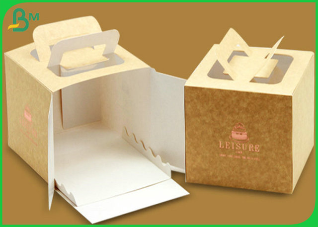 FSC Virgin Pulp Coated Paper Paper Board Untuk Bahan Kotak Makan Siang FSC Virgin Pulp Coated Kraft Paper Board For Lunch Box Material