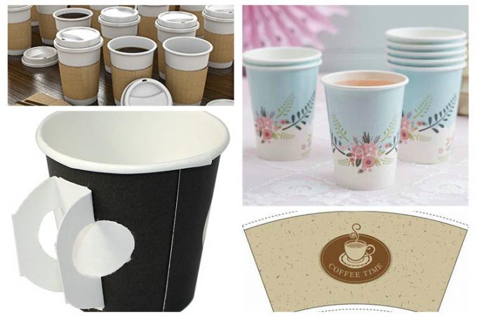 100% Virgin Pulp Biodegradable Uncoated Paper Cup Material 170 - 300gsm FDA FSC
