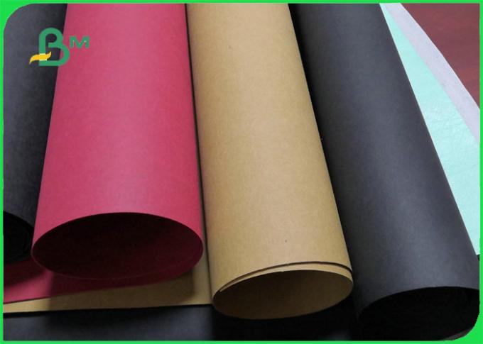 Recyclable Eco friendly Red Washed Kraft Paper For Snack Bags 150cm * 100M