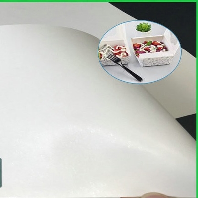 Tahan Panas 150gsm - 300gsm Food Grade PE Coated Board Bagus Untuk Lunch Box