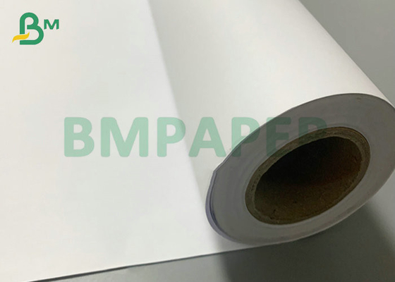 White Smothess 20lb CAD Plotter Paper 54 ''x 300ft Untuk Gambar Teknik Engineering