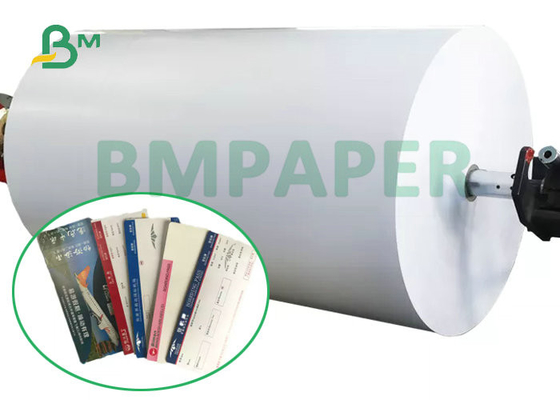 Blank White C2S Thermal Coated Paper Board Untuk Mencetak Tiket Maskapai