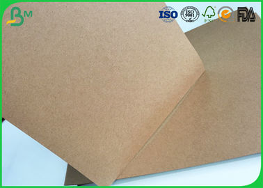 Brown Kraft Liner Paper Board 80gsm - Perlawanan Peregangan 350gsm Untuk Kertas Tas Semen