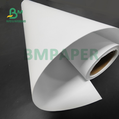 100gsm 180gsm Signle Side Coated CAD Matte Paper Roll Untuk Grafis 24 &quot;x 100&quot;