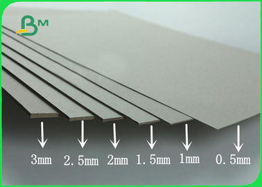 Kuat Kekerasan Laminated Paper Board 700 - 1500gsm Greyboard / Chipboard Dalam Lembaran