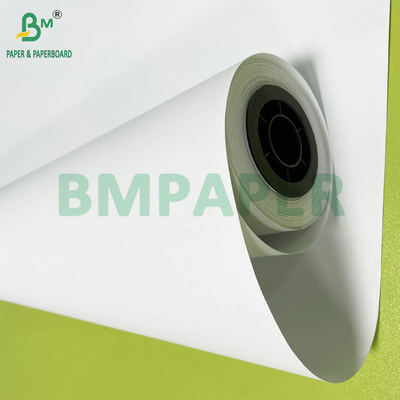 Ultra Putih 20# Bond Paper Rolls Untuk Format Besar CAD Plotter 36inch x 500ft