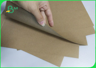 Ukuran Disesuaikan Kraft Liner Paper Recycled Pulp Material Untuk Tas Belanja, Label