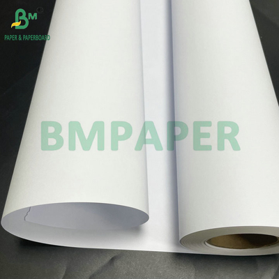 24LB 28LB Coated Bond CAD Plotter Paper Roll Untuk Mencetak Peta Topografi Berwarna