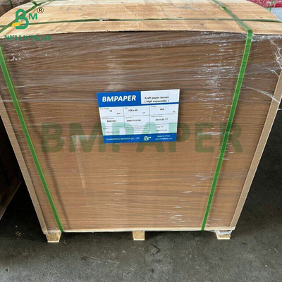 70gm sampai 100gm High Expandable Kraft Paper Untuk Membuat Kantong Semen