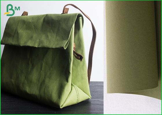 Hijau Tua 150cm Lebar Kertas Kraft Linear Yang Dapat Dicuci Dikenal Permukaan Dan Tahan Luntur