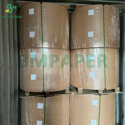 Gulung 884mm 1017mm 40gsm Kertas tanpa kayu untuk mencetak selebaran dan buklet