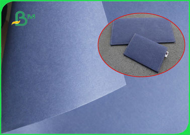 Kain Biru Dicuci Kraft Liner Paper 0.55mm ketebalan untuk pembuatan Dompet