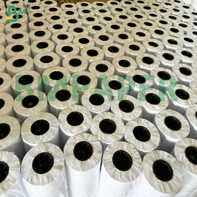 White Plotter Paper Lempar A0 A1 A2 Ukuran Roll Uncoated Bond Paper