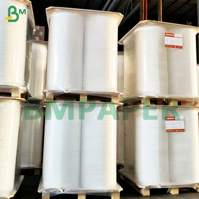 22-53mm Putih Food Safe Straw Packing Kraft Paper Rolls Printable