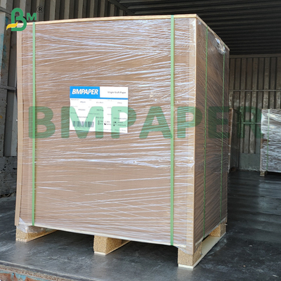 Kertas dasar cangkir cokelat alami biasa 320g + 20g PE Coating Cupstock
