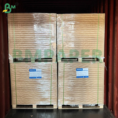 Kertas Kerajinan PE Brown Cupstock Kertas Kekuatan Dan Ketahanan Untuk Piala