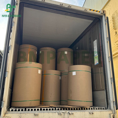 200g White Kraft Paperboard Untuk Kerangka Kertas Custom 300mm - 1800mm Lebar Roll