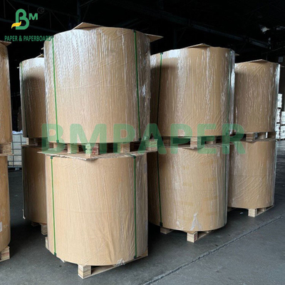 120gm bahan makanan Brown Kraft Liner Paper Untuk Membuat Tas Tangan Tas kemasan makanan
