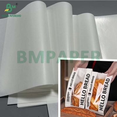 11 x 14 " 45g 50g Lapisan 1 sisi MG White Kraft Paper Untuk Paket Roti