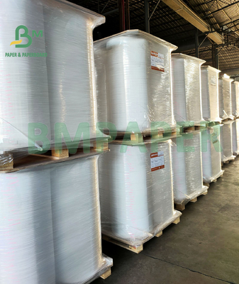 24gsm 28gsm Food Grade White Kraft Straw Wrapping Paper Untuk Membungkus Straw