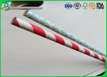 60gsm 120gsm 100% Virgin Wood Pulp Straw Paper Rolls, Kertas Ramah Lingkungan