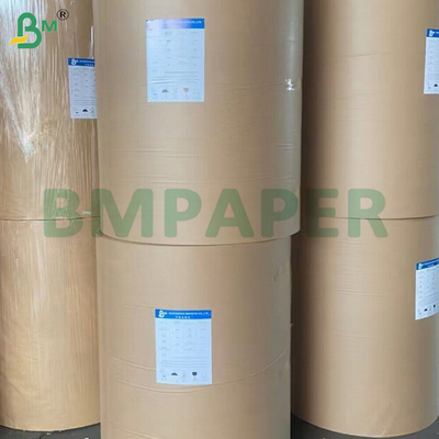 0.55mm Putih Permukaan Lemparan Kraft Paper Washable 150cm*100m