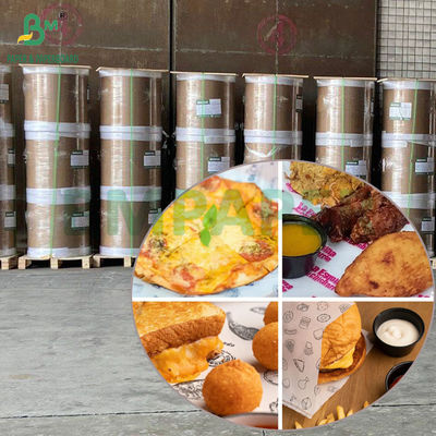 Kertas Lilin MG Putih 30gram 35gram 40gram Anti Minyak Dalam Gulungan untuk Paket Deli