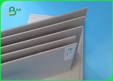 Puls Daur Ulang 1.0mm 1.5mm Ketebalan Uncoated Grey Paper Board Untuk Kotak