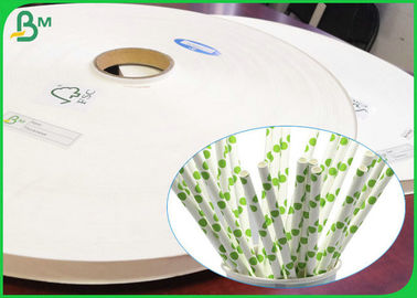 Fleksibel Kertas Sedotan 60gsm 120gsm Biodegradable Alami Untuk Sedotan Sekali Pakai