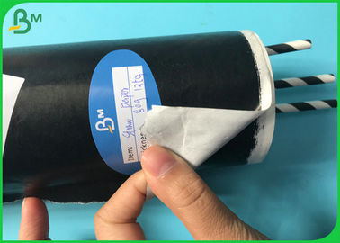 Ramah Lingkungan Dicetak FDA Disetujui 60g 120g Minum Straw kraft Paper Roll