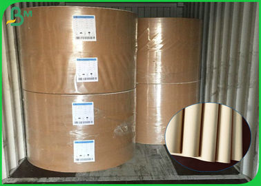 70gsm 80gsm Brown Kraft Liner Paper daur ulang yang ramah lingkungan