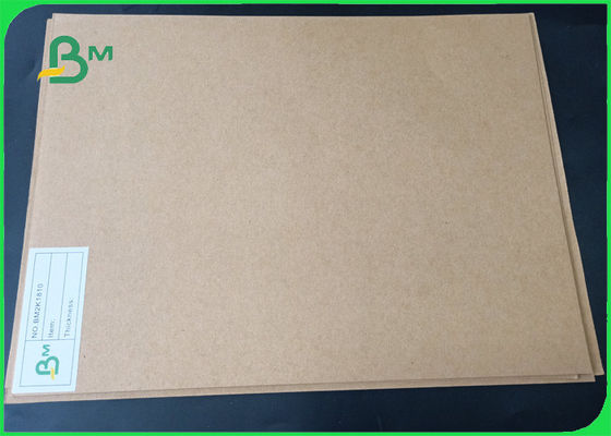 350gsm Tahan Air Mata 100% Kayu Pulp Brown Kraft Liner Paper Untuk Paket