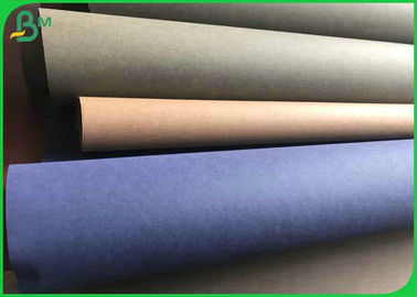 Bahan alami Waterproof 0,3mm 0,55mm Kertas Kraft Dicuci Untuk Tas Belanja