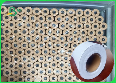 80 Grams Permukaan Halus Memakai Kertas Inkjet Plotter In Roll