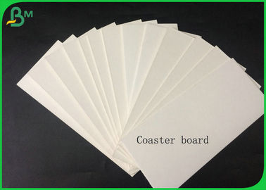 1.4mm 100% Virgin Pulp White Coaster Board Untuk Membuat Mobil Air Fresher Atau Coaster