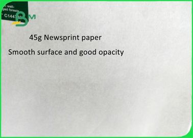 30LB 48.8gsm Kertas koran koran yang longgar dan permukaannya halus dan tipis