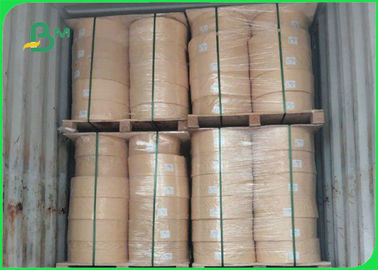 Virgin Wood Pulp 60gsm 120gsm Food Grade Kertas Kraft Roll Untuk Membuat Sedotan
