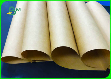 80gsm 120gsm 61 * 86cm Brown Kraft Bag Paper Untuk Kemasan Makanan