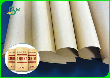 80gsm 90gsm Strong Burst Resistance Brown Kraft Paper Untuk Tas Semen