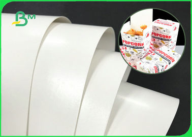 Sisi Ganda Putih 300GSM 350GSM PE Coated Paper Board Untuk Kotak Makanan Cepat Saji