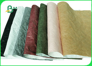 Waterproof 1443R 1473R PU Laminated Colored Fabric Paper Untuk Tas Belanja