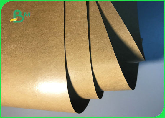 270g + 18g Single Side PE Coated Kraft Board Daya Tahan Tinggi Untuk Pembungkus Makanan