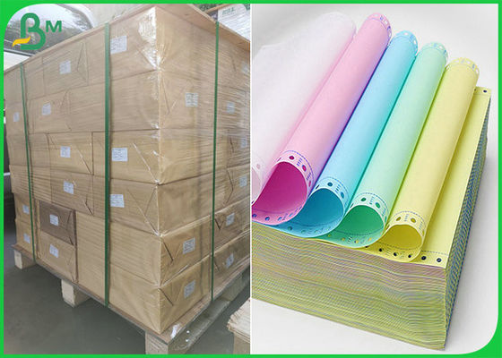 Ukuran A3 A4 Tersedia NCR Carbonless Paper Dengan Warna Pink Hijau Biru