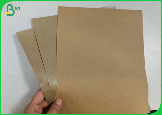 Daur Ulang PE Laminated Brown Kraft Liner Paper Board Rolls untuk kemasan