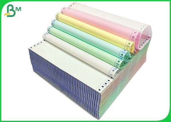 White Blue 55gsm Blank Carbonless Paper Rolls Atau Lembaran Untuk Pencetakan Kwitansi