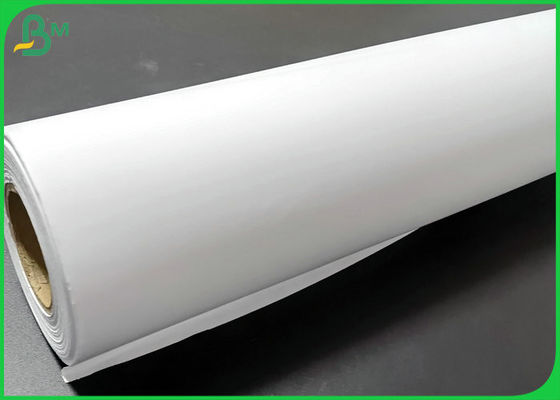 36 inci * 300ft 100gsm Premium Coated White Bond Paper Roll untuk Pencetakan Inkjet