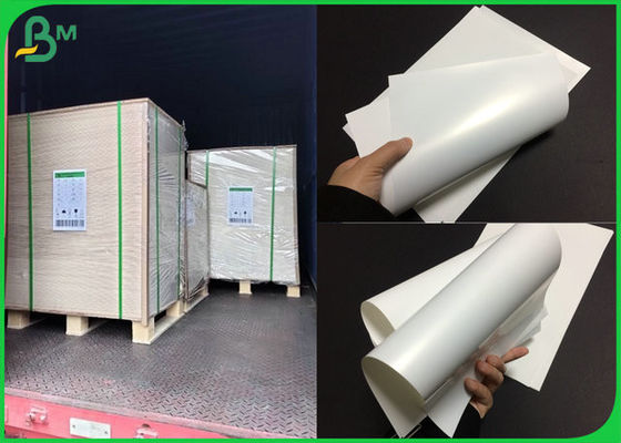 Matte 130um 150um Kertas Sintetis Inkjet Satu Sisi Untuk Pencetakan Iklan